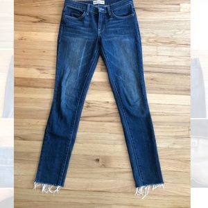 WILDFOX WOMEN’S MID RISE MARIANNE SKINNY Blue JEANS SIZE 25